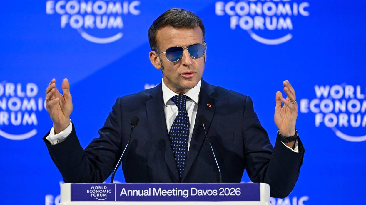 Macron speaks at World Economic Forum