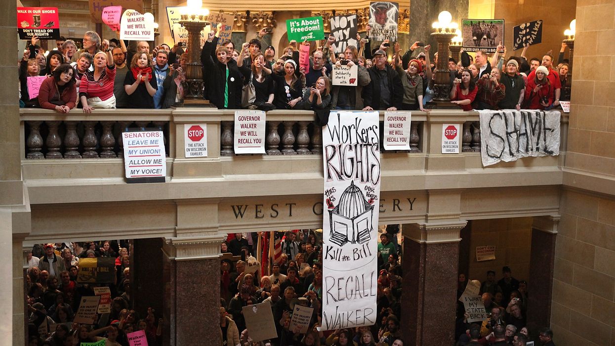 Madison, Wisconsin protests.