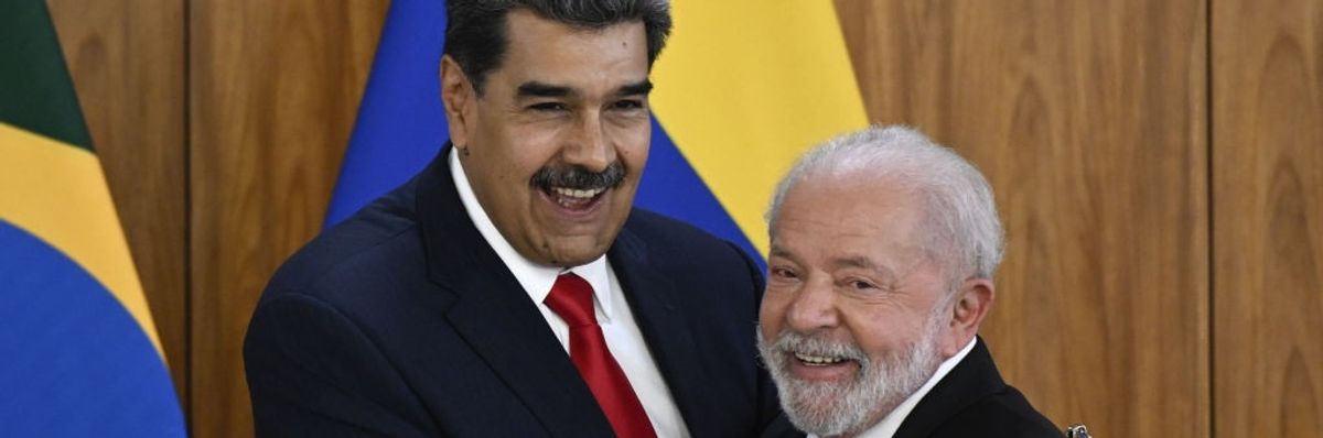 Maduro and Lula.