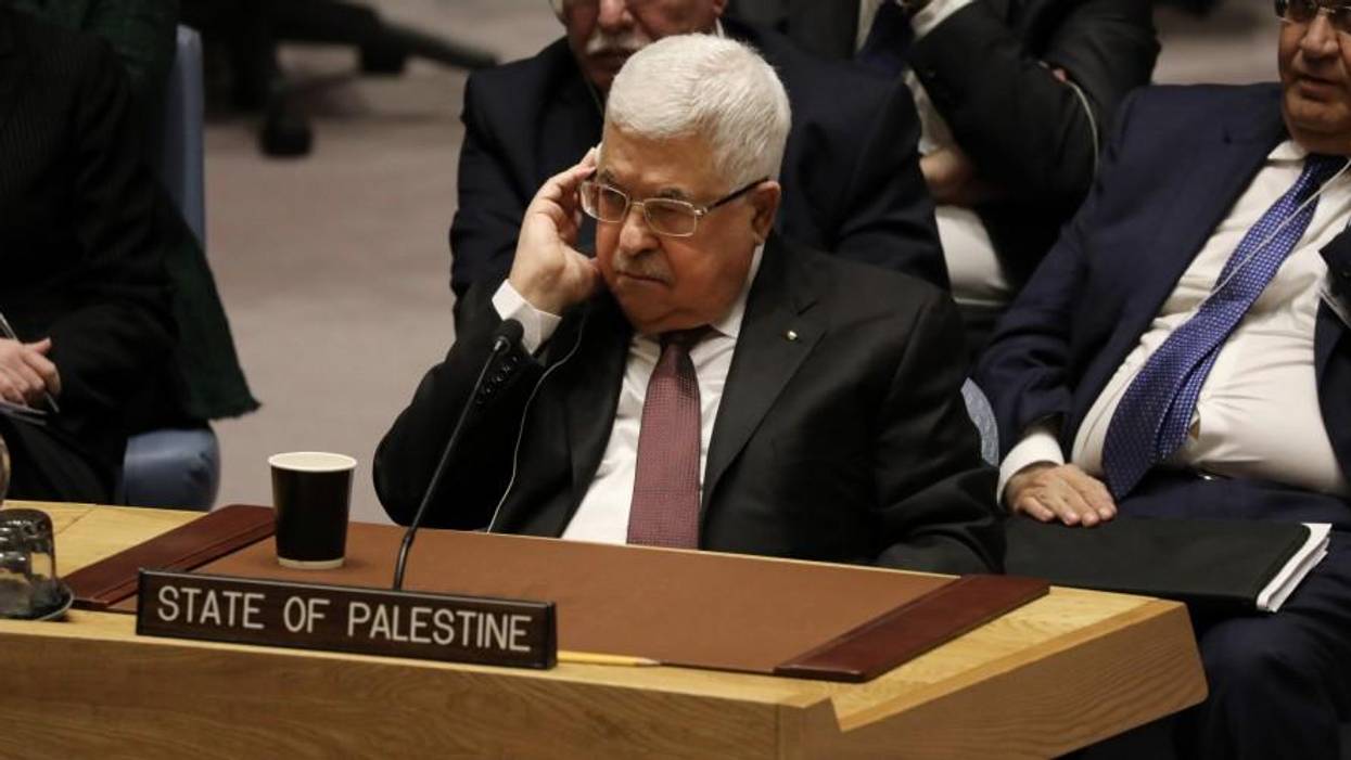 Mahmoud Abbas at the United Nations.