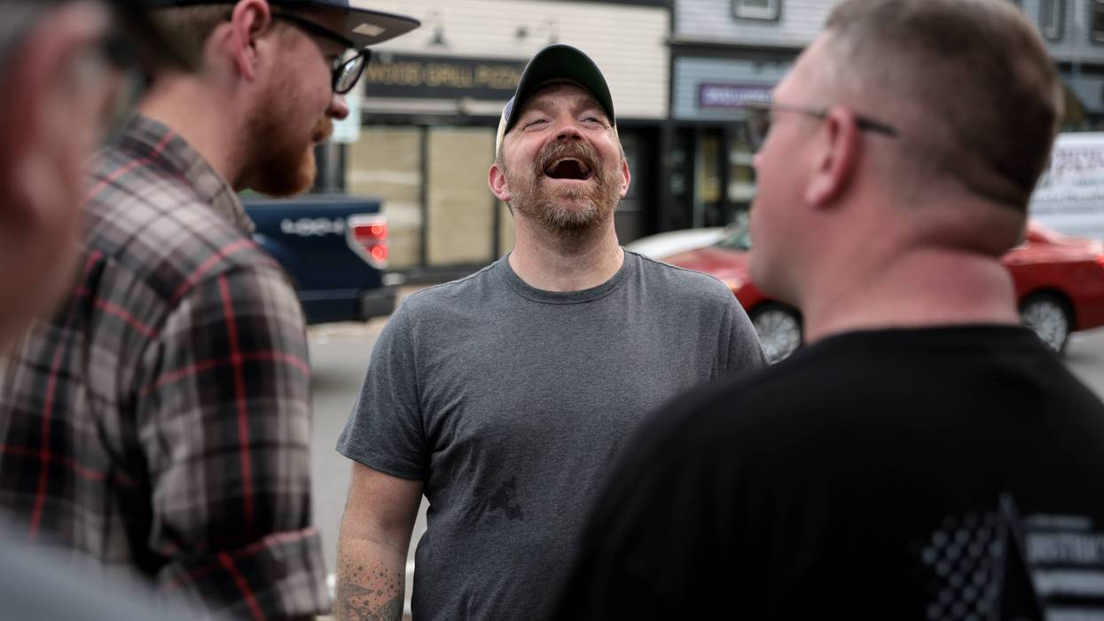Maine Democratic Candidate For Senate Graham Platner Campaigns Across The State