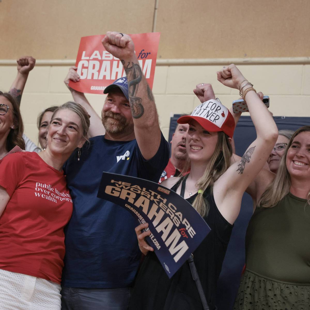 Maine Democratic Candidate For Senate Graham Platner Campaigns Across The State