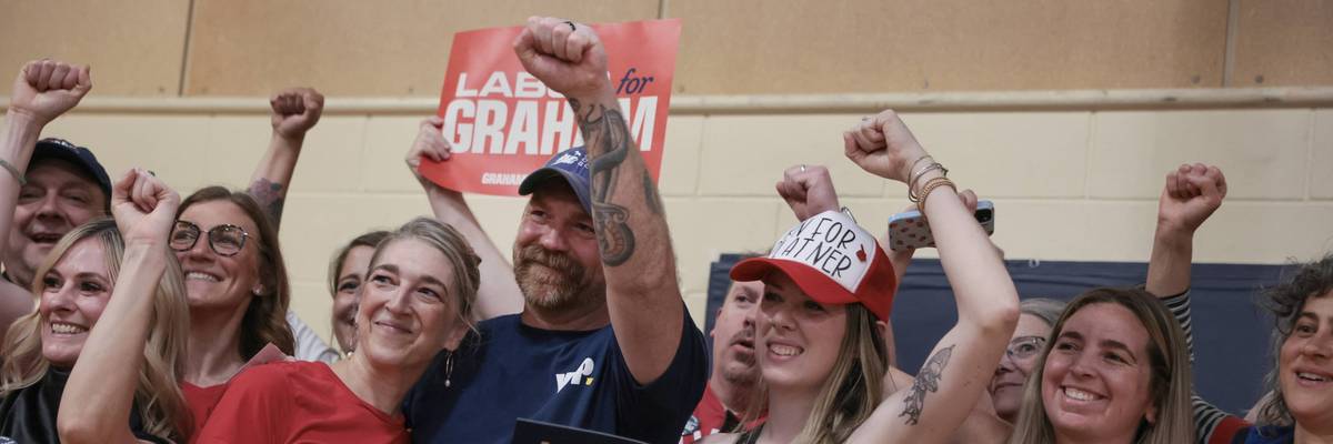 Maine Democratic Candidate For Senate Graham Platner Campaigns Across The State