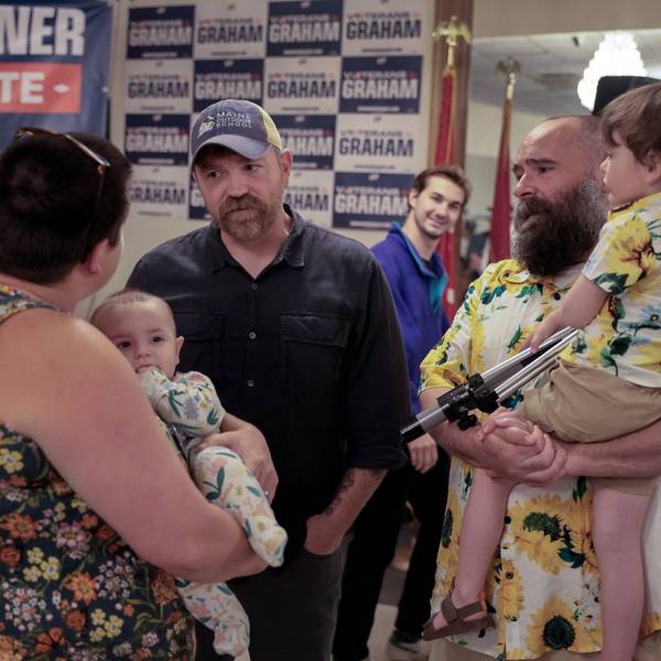Maine Democratic Candidate For Senate Graham Platner Campaigns Across The State