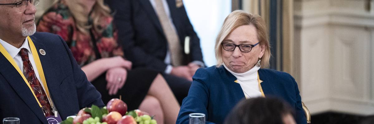 Trump Called 'Pathetic' for Demanding Apology From Maine Gov. Janet Mills