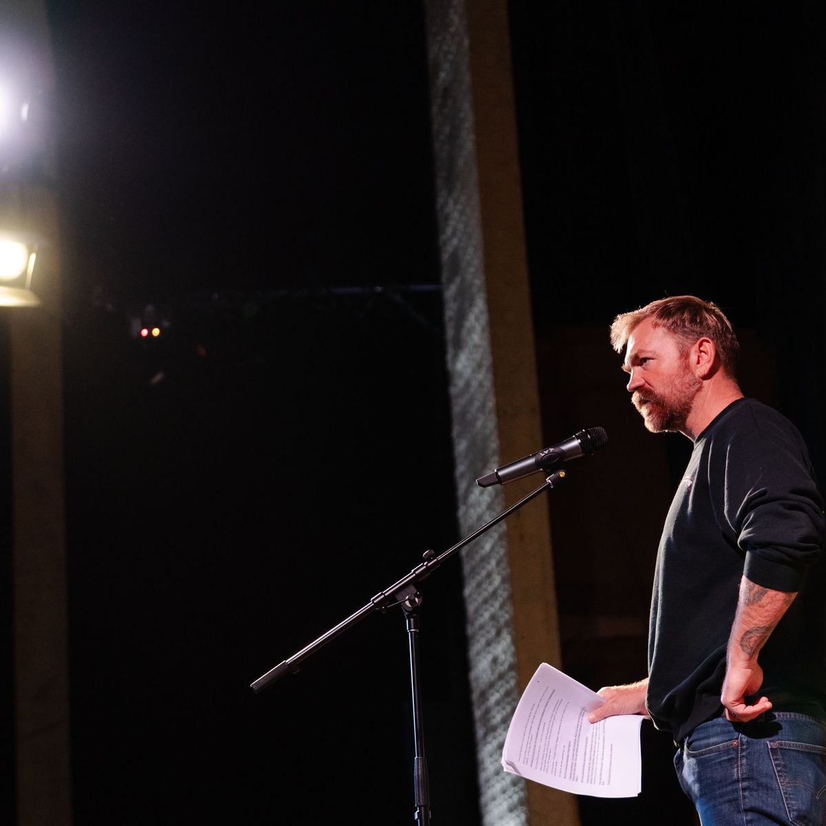 Maine Senatorial Candidate Graham Platner Speaks To Voters During Town Hall