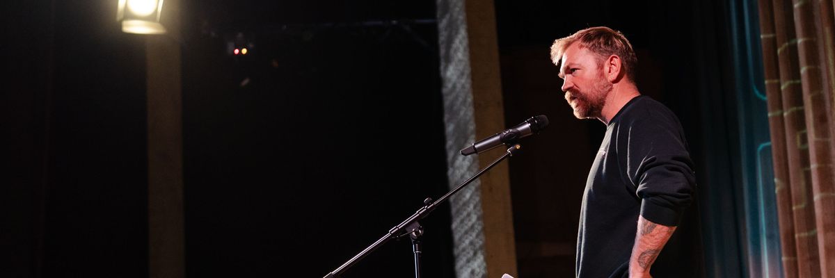 Maine Senatorial Candidate Graham Platner Speaks To Voters During Town Hall