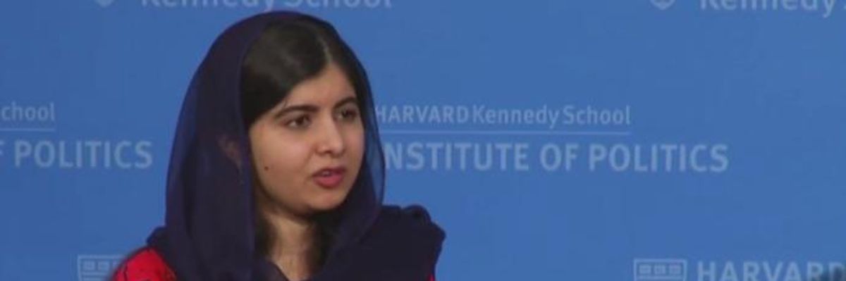Nobel Laureate Malala Yousafzai to US Congress: "Don't Greet Refugees With Tear Gas"