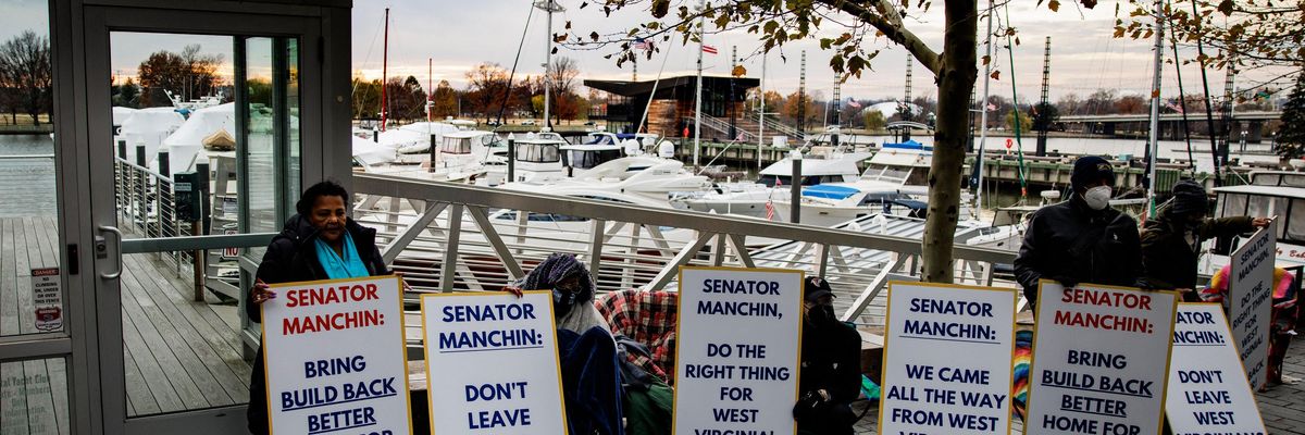 Manchin's Constituents Demand Build Back Better