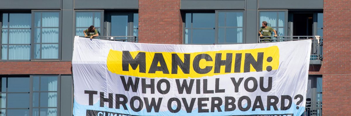 Manchin: Who Will You Throw Overboard?