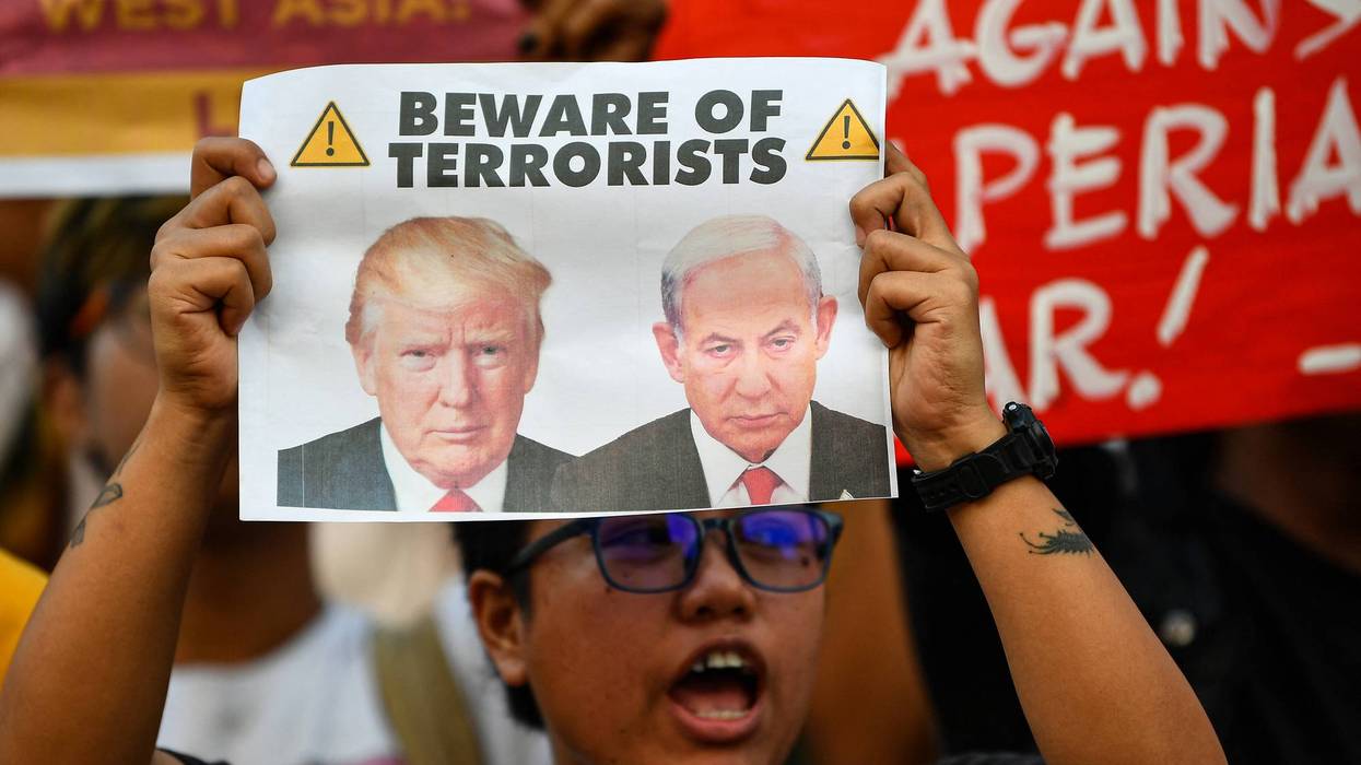 Manila protest against Iran war