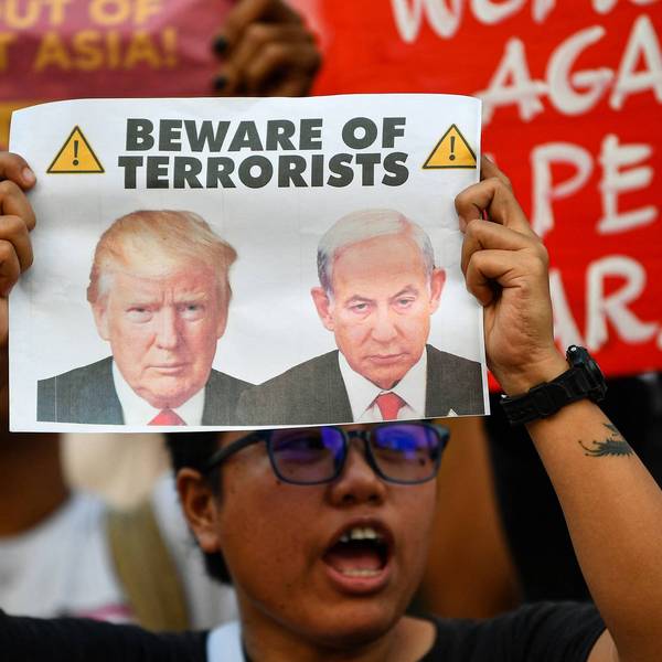 Manila protest against Iran war
