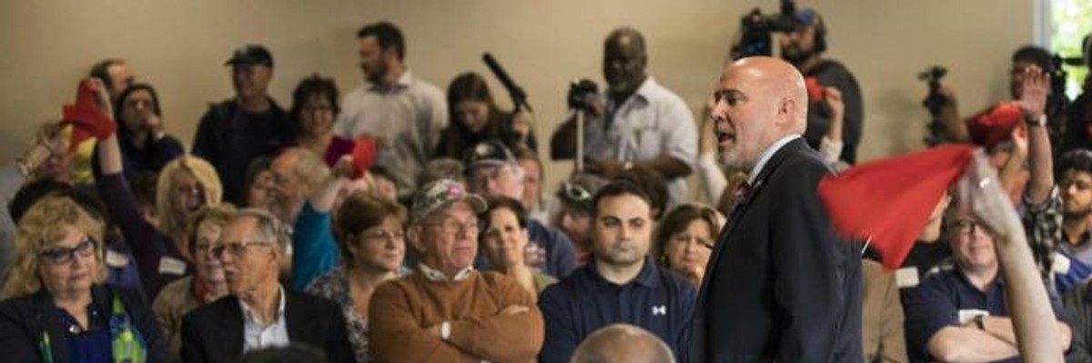 'Single Payer! Single Payer!': Key Trumpcare Backer Drowned Out During Town Hall