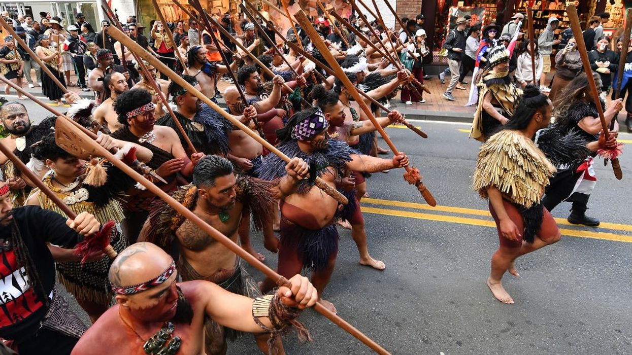 Māori and allies marched to protest a proposal to dilute Indigenous rights