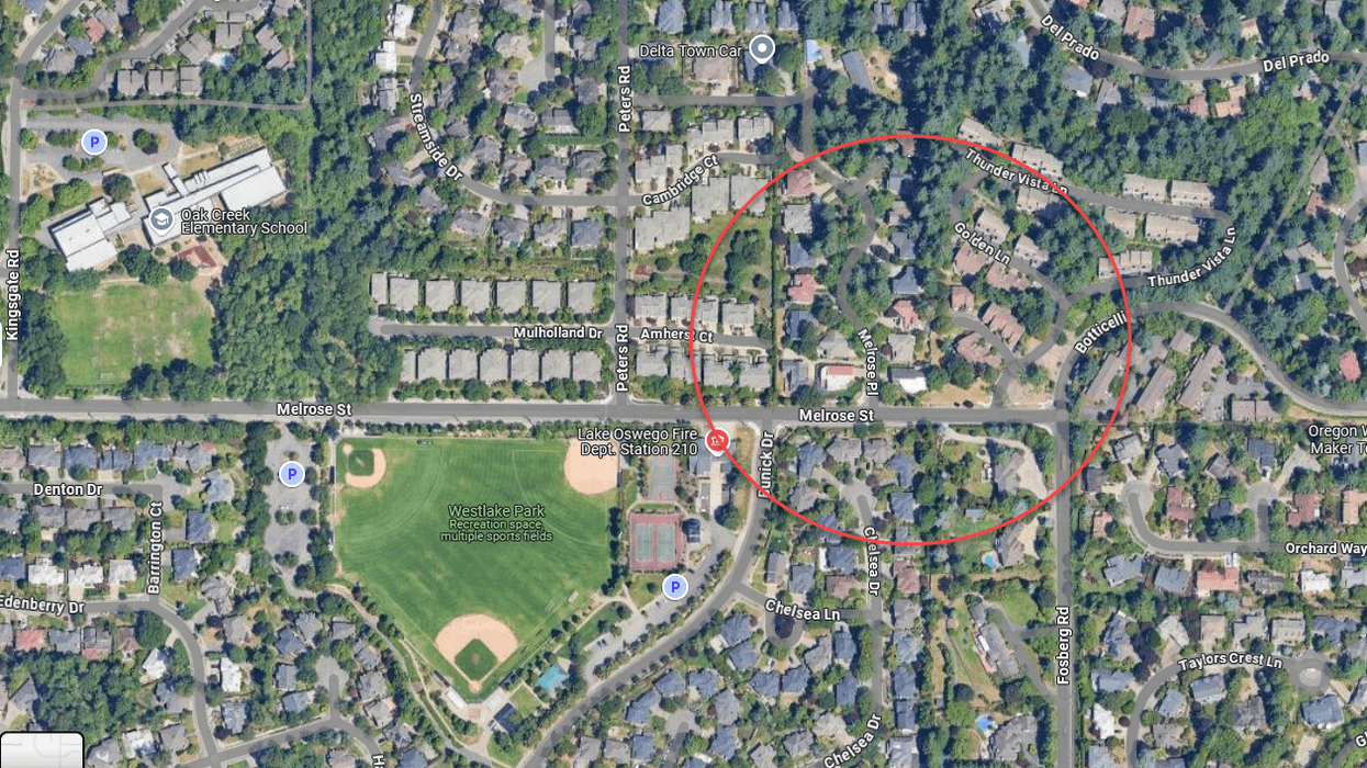 map containing the home of Chip Terhune