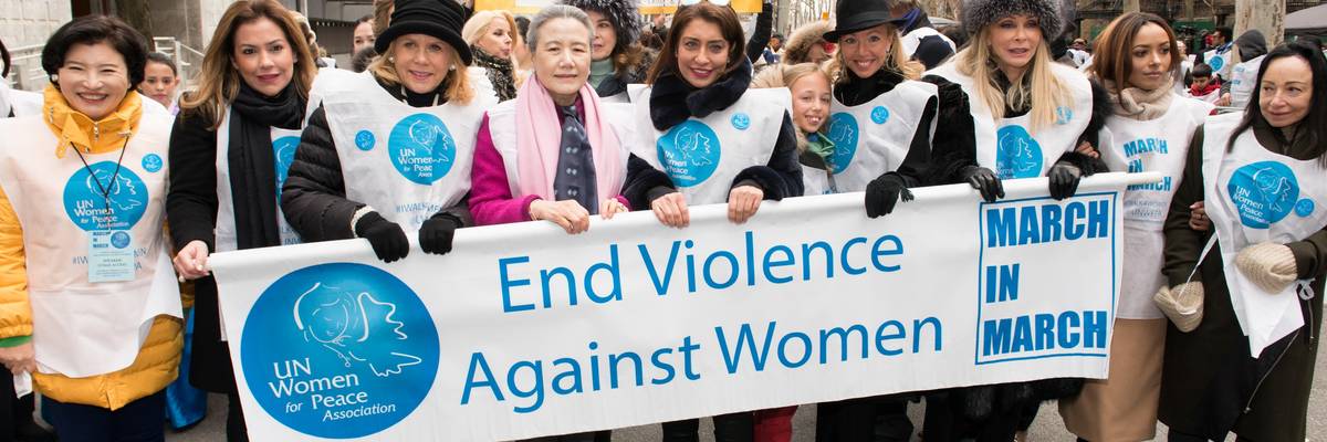 March To End Violence Against Women Hosted By UN Women For Peace Association (UNWFPA)