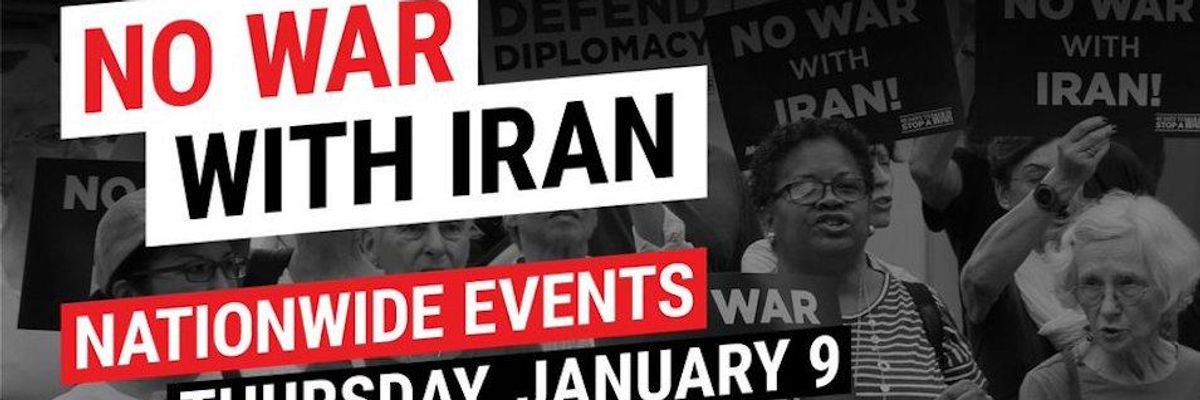'No War With Iran' Marches Set for Thursday Across US