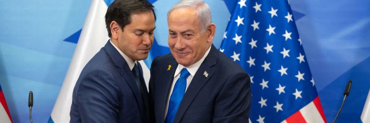 Marco Rubio and Benjamin Netanyahu