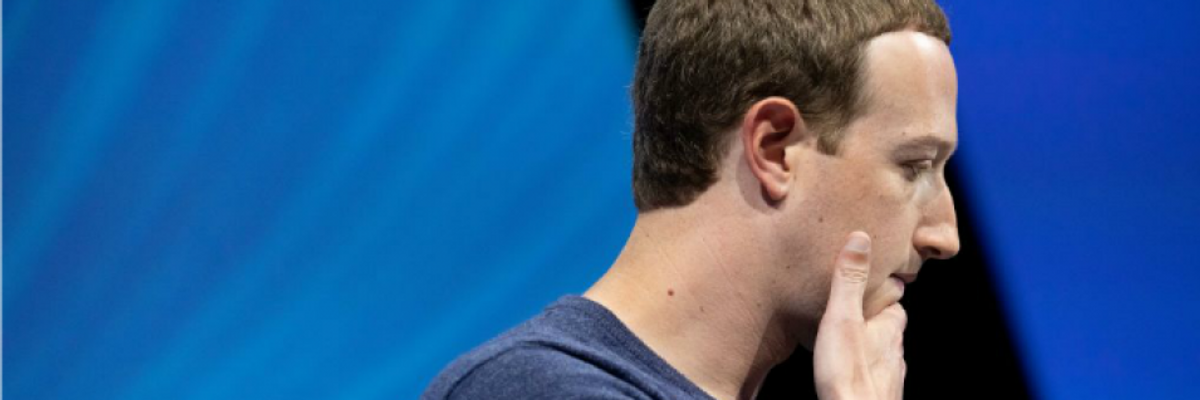 Mark Zuckerberg, chief executive officer and founder of Facebook,