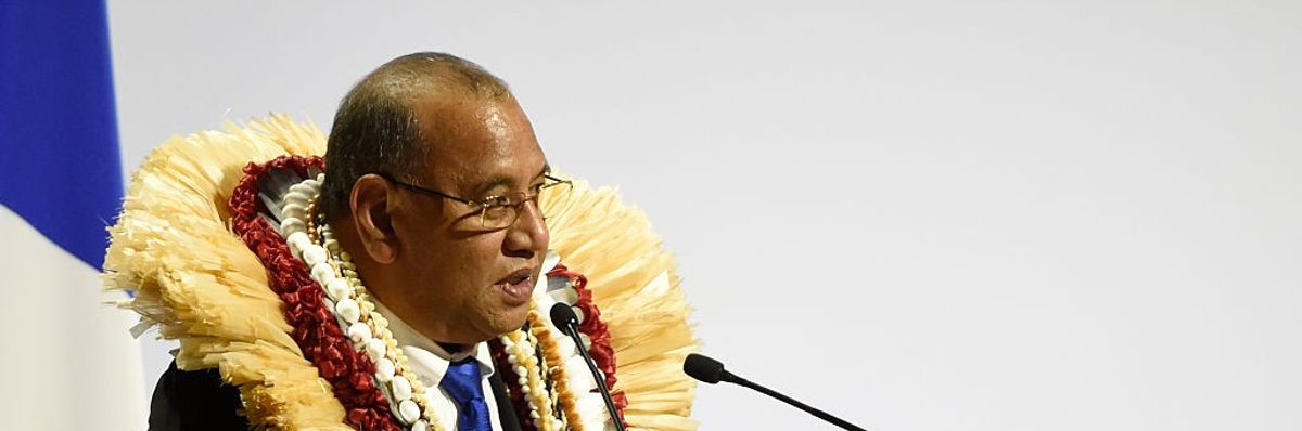Marshall Islands' President Christopher J. Loeak