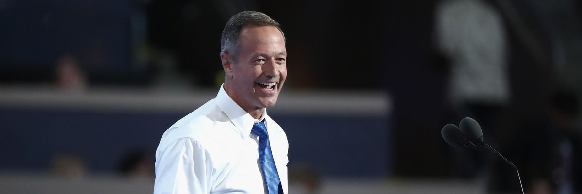 Martin O'Malley speaks at the Democratic National Convention