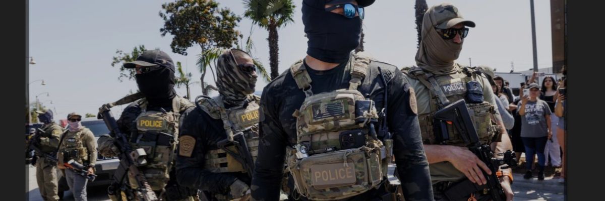 Masked ICE goons in L.A.