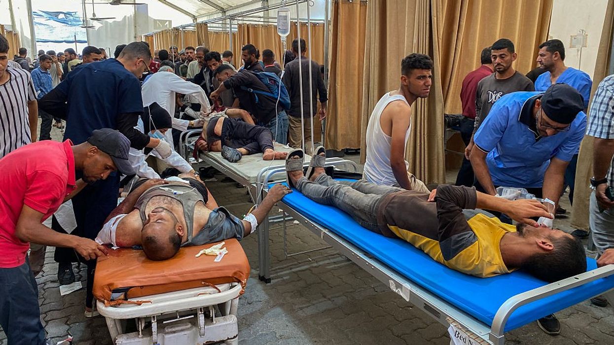 Mass casualty event at Nasser Hospital