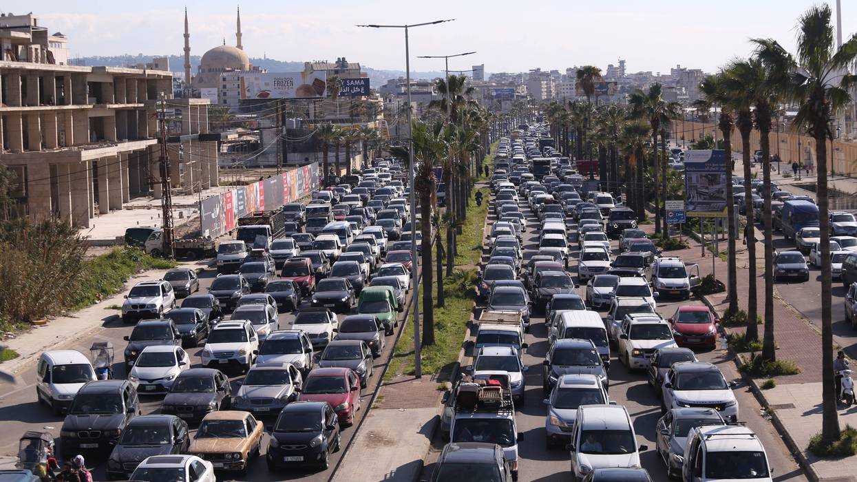 Mass displacement in Lebanon following Israeli airstrikes