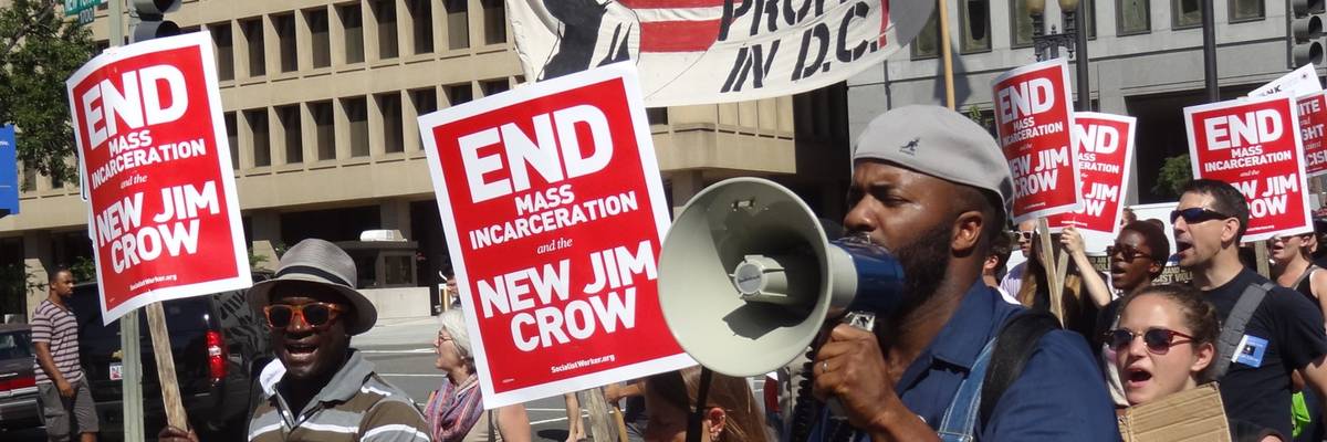 Mass incarceration protest