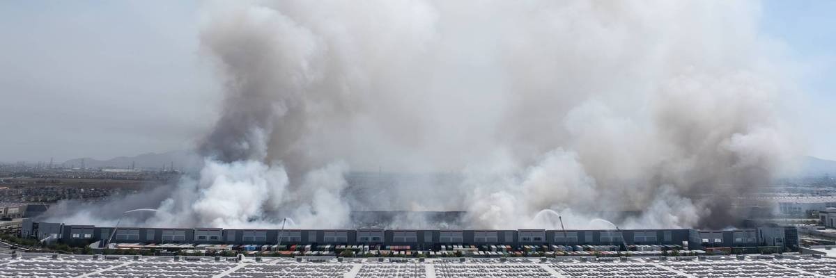 Massive Warehouse Blaze In California Sparks Six-alarm Response