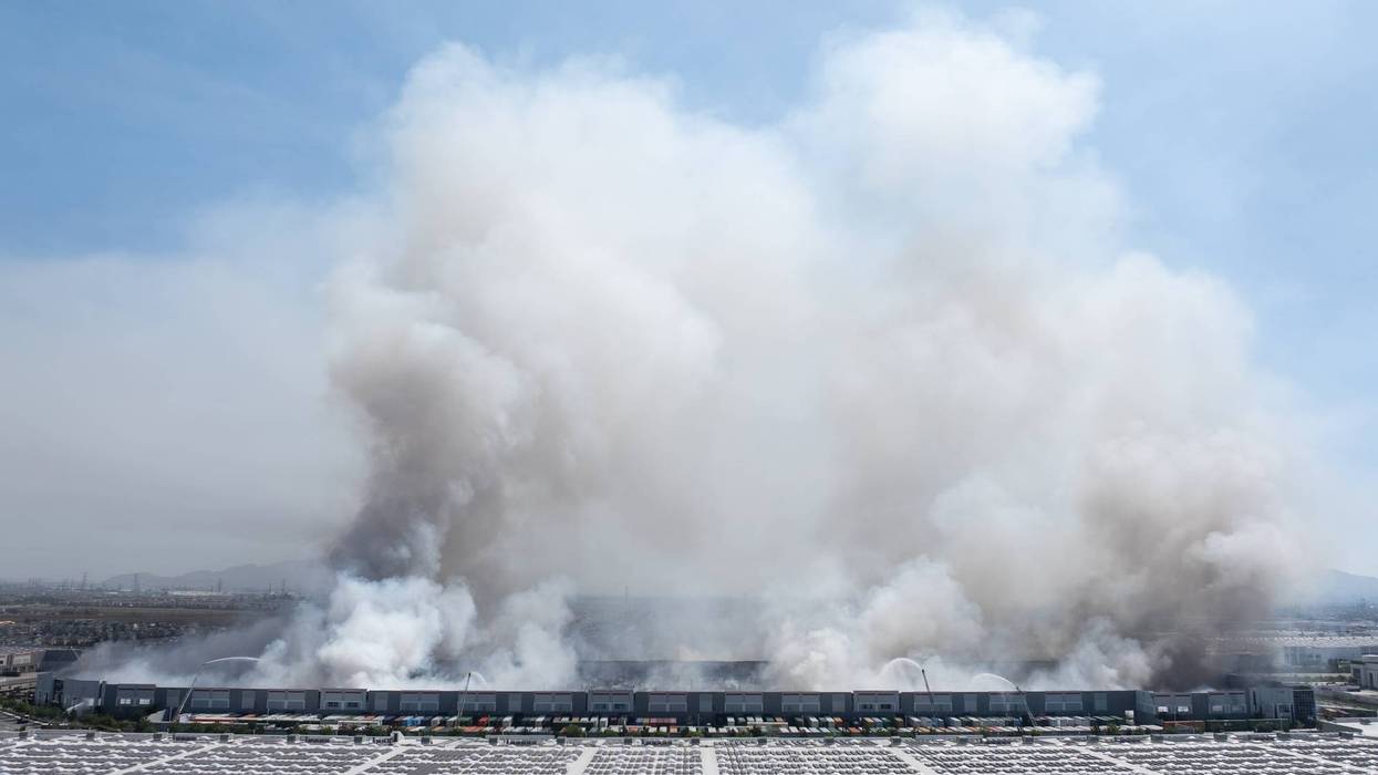Massive Warehouse Blaze In California Sparks Six-alarm Response