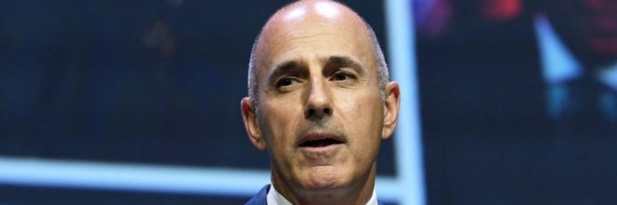 NBC's Matt Lauer Fired for Sexual Misconduct, But Trump Only Concerned With 'Fake News'