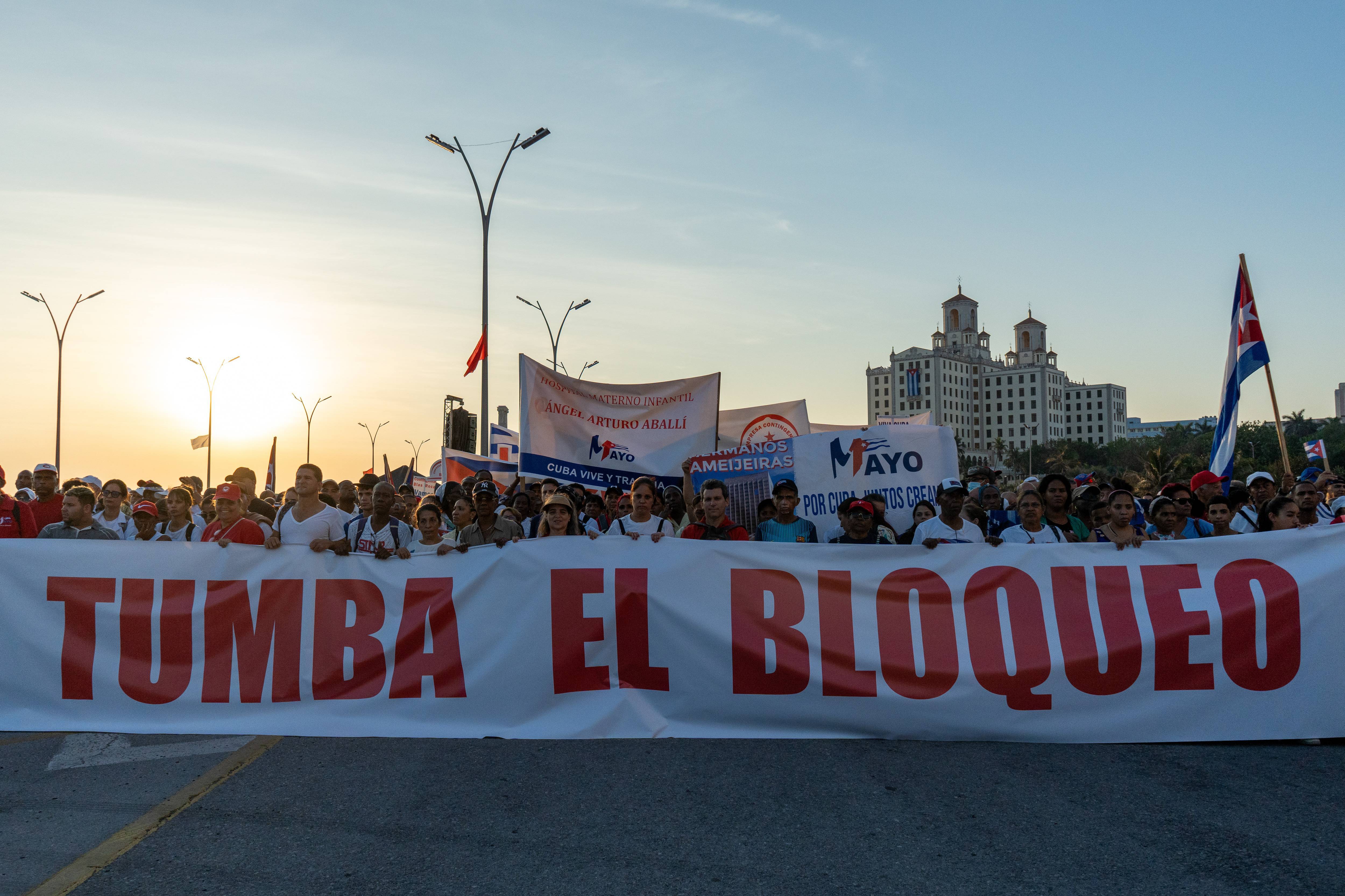May Day celebrations mark annual workers parade in Havana