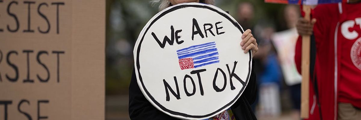 May Day Demonstrations Held In Cities Across The Nation