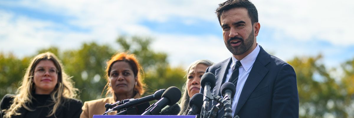 Mayor-Elect Zohran Mamdani Holds News Conference Day After Being Elected Mayor Of New York City