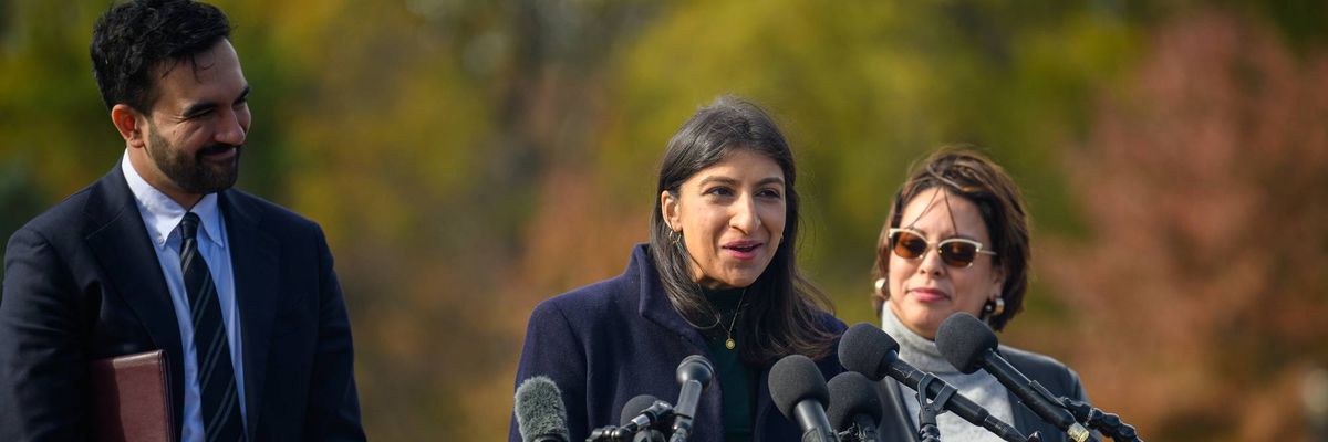 Mayor-Elect Zohran Mamdani Holds News Conference Day After Being Elected Mayor Of New York City