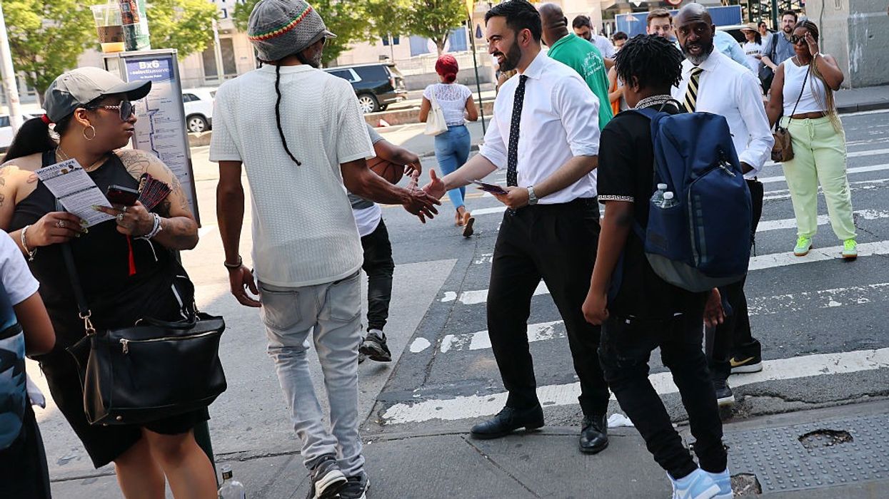 Mayoral Candidate Zohran Mamdani Campaigns In NYC On Primary Day