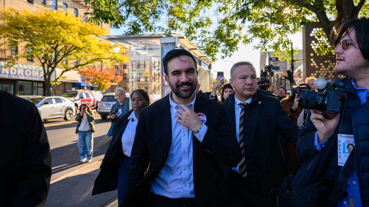 Mayoral Candidate Zohran Mamdani Speaks To The Media After Voting On Election Day