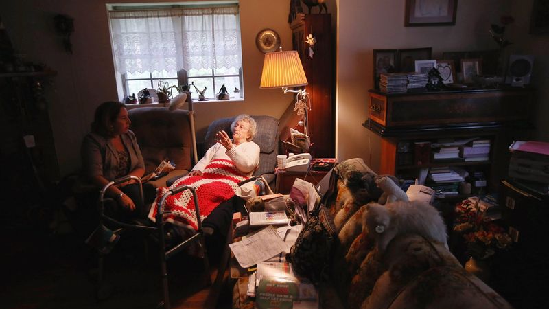 Meals on Wheels visit.