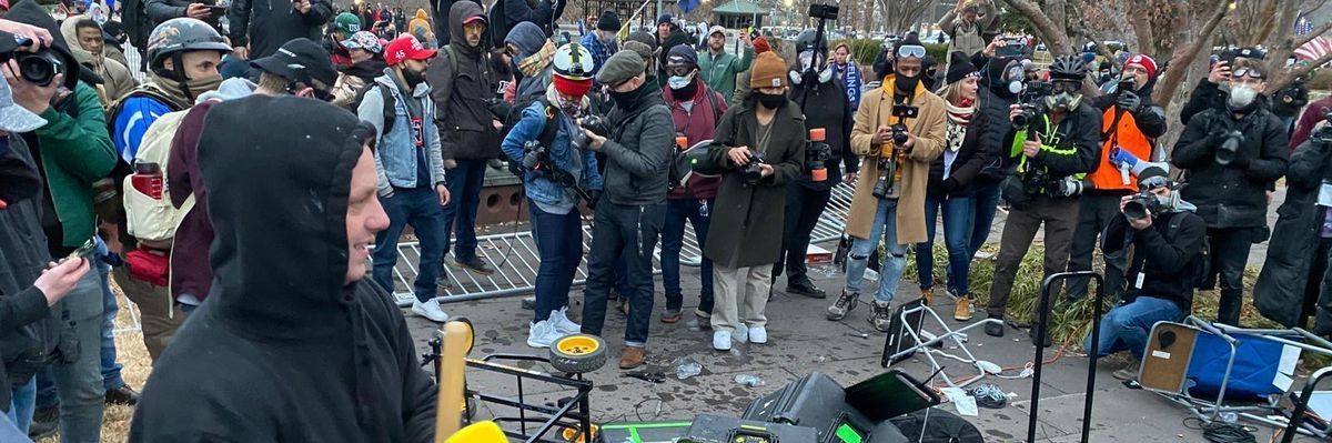 Media attacked on January 6