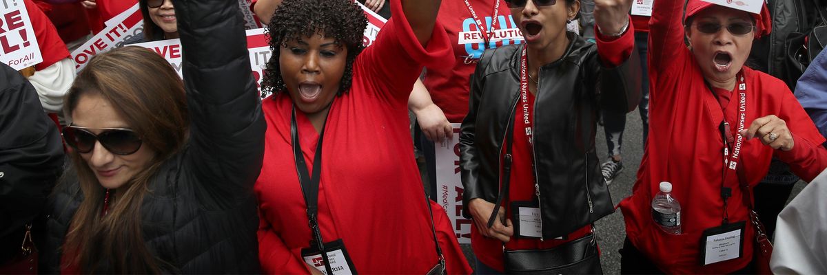 Medicare for All protest