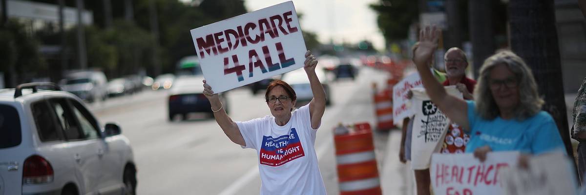 "Medicare For All" Rallies Held Across U.S. Ahead Of Senate Health Care Vote