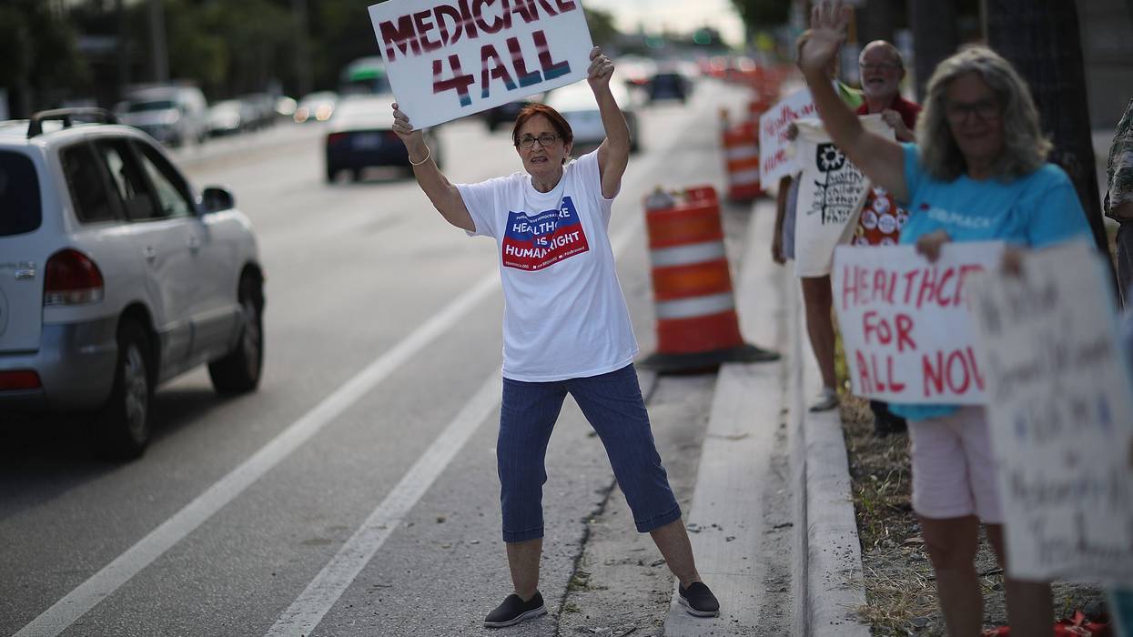 "Medicare For All" Rallies Held Across U.S. Ahead Of Senate Health Care Vote