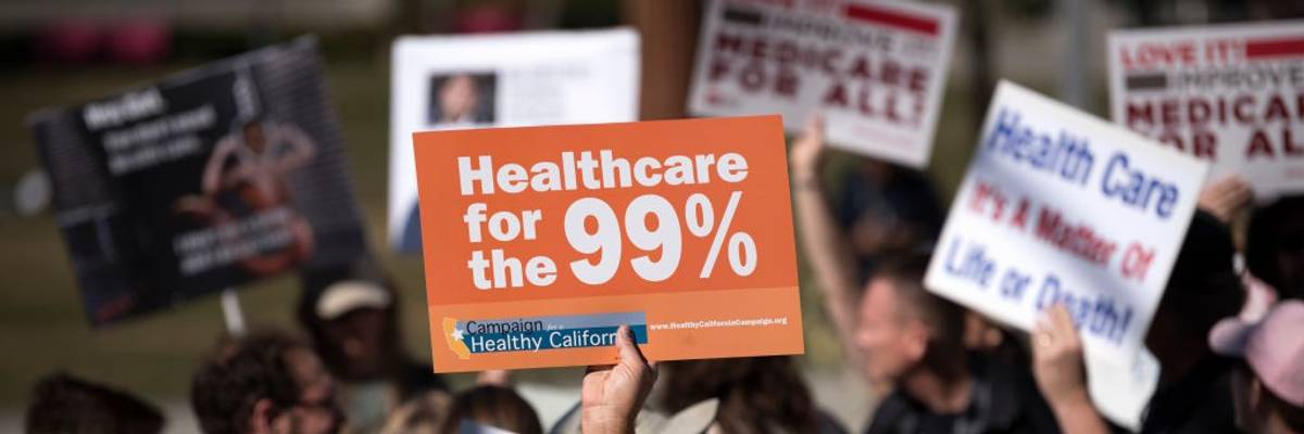 Medicare for All Rally in Los Angeles