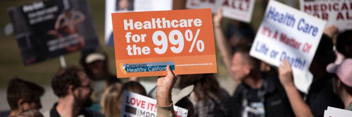 Medicare for All Rally in Los Angeles