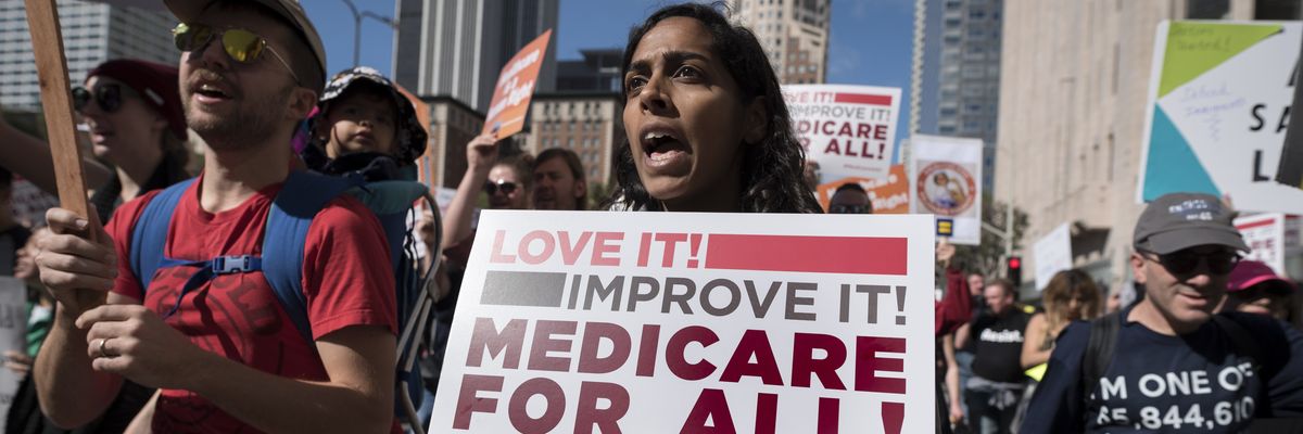 Medicare for All Rally in Los Angeles