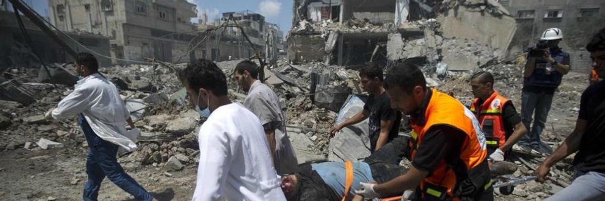 "Indiscriminate" Bombing in Gaza Pushes Death Toll Beyond 500