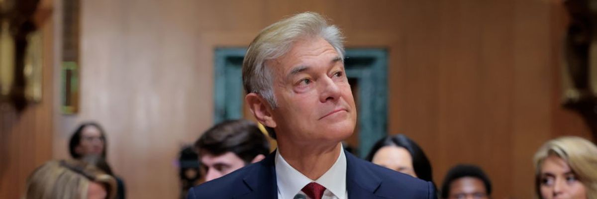 Mehmet Oz Testifies In Senate Nomination Hearing To Be Administrator Of The Centers For Medicare And Medicaid Services