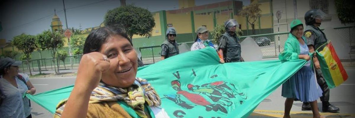 The Heat is On: Via Campesina and Allies Challenge Climate Capitalism