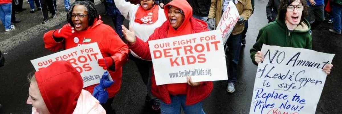Detroit Teachers Hold Sickout to Protest Broken Funding Promises